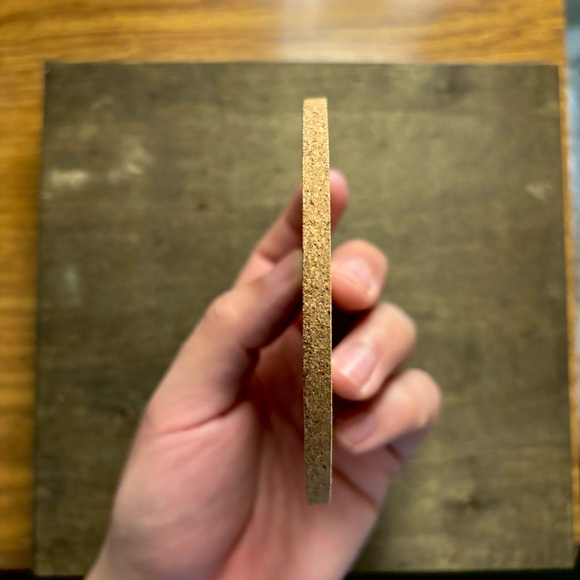 Naruto Fourth Hokage Laser Engraved Cork Coaster - Picture 5 of 5